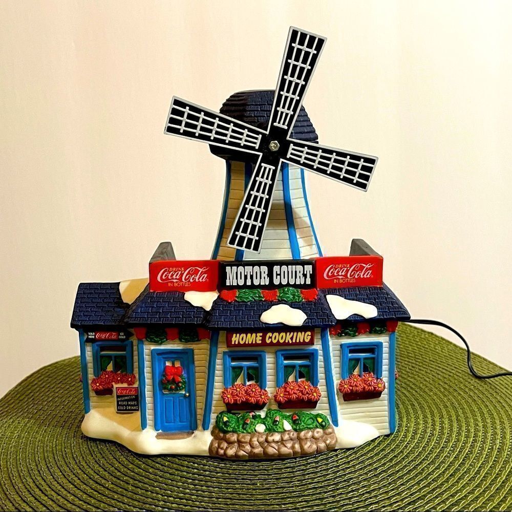 Coca Cola Coke Windmill Motor Court NWT